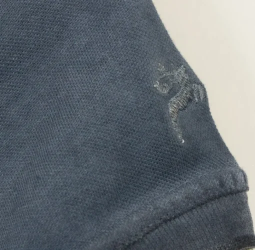 Isar-Trachten Kinder Poloshirt "Kilian" im Used Look | Jeansblau