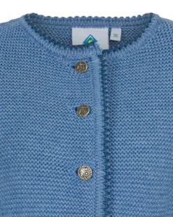 Isar-Trachten Kinder Strickjacke "Amy" 47068 | Jeansblau