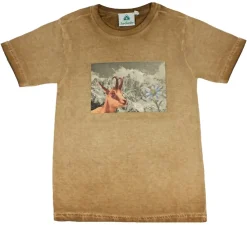 Isar-Trachten Kinder T-Shirt mit Edelweiß 52982 | Braun