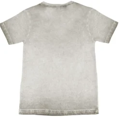Isar-Trachten Kinder T-Shirt mit Edelweiß | Grau