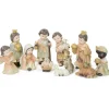 Kinderkrippenfiguren Set 11-tlg. 3,0 - 7,5 cm Naturfarben Weihnachtskrippe | 78459