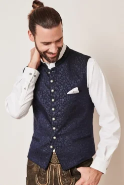 Krüger BUAM Trachten Weste "Juanito" 951165 | Marineblau
