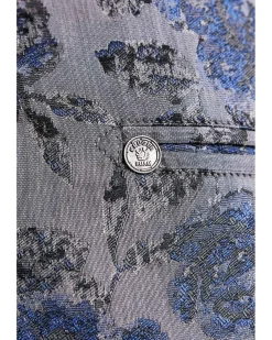 Krüger BUAM Trachten Weste "Dustin" 951466 | Grau Blau