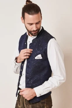 Krüger BUAM Trachten Weste "Juanito" 951165 | Marineblau
