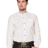 Krüger BUAM Trachtenhemd "Madoc" Slimfit 911667 | Weiß Hellblau