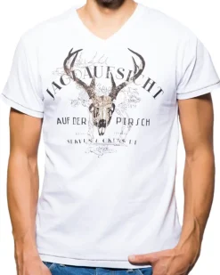 Krüger BUAM T-Shirt Jagdaufsicht - Weiß