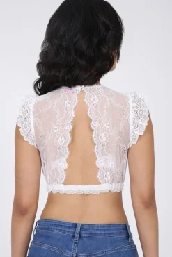 Krüger Collection Damen Dirndlbluse "Anisa" 39142 - Ecru