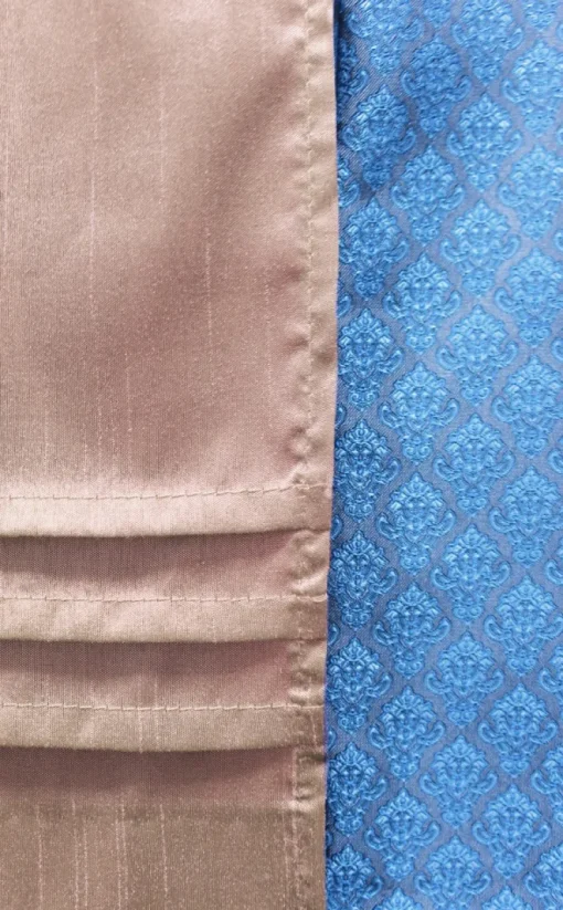 Krüger Collection Damen Dirndl Pia - Blau Rosé 70cm