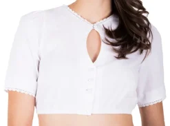 Krüger Collection Dirndlbluse "Karla" Traditionell | Weiß