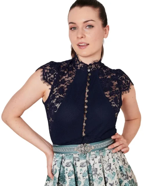 Krüger Collection Trachten Body "Millie" 282165 | Marine Dunkelblau