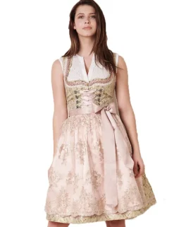 Krüger Dirndl "Florentina" Spitzenschürze 411364 | Hellgrün - 60cm
