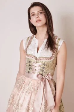 Krüger Dirndl "Florentina" Spitzenschürze 411364 | Hellgrün - 60cm