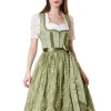 Krüger Dirndl "Gesia" mit Spitzenschürze 111065 | Hellgrün 70cm