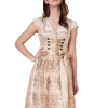 Krüger Dirndl "Kailia" Spitzenschürze 417565 | Natur 60cm