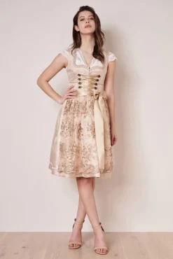 Krüger Dirndl "Kailia" Spitzenschürze 417565 | Natur 60cm