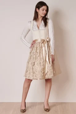 Krüger Dirndl "Klarissa" Spitzenschürze 411565 | Beige - 60cm
