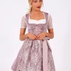 Krüger Dirndl "Palila" Spitzenschürze 409561 | Flieder - 50cm