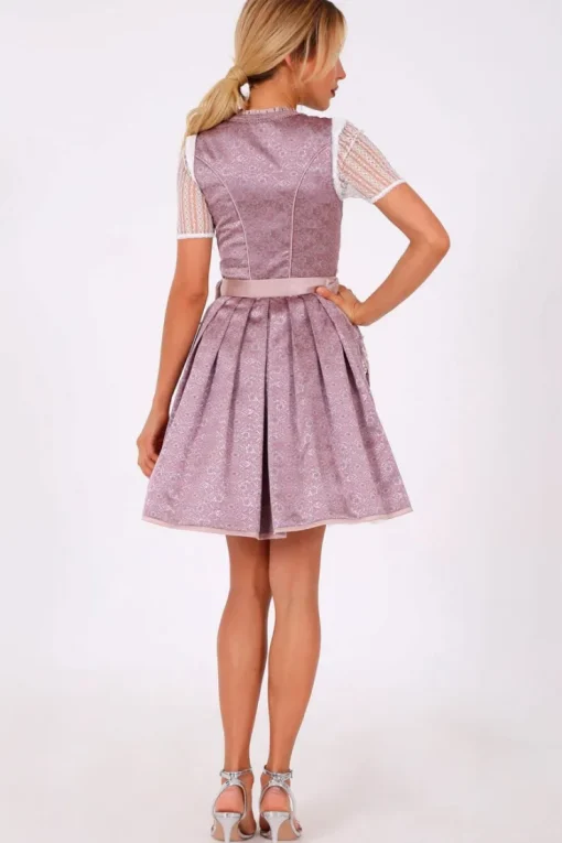 Krüger Dirndl "Palila" Spitzenschürze 409561 | Flieder - 50cm