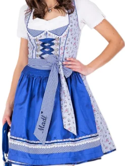 Krüger Dirndl Top Madl - Blau 50cm