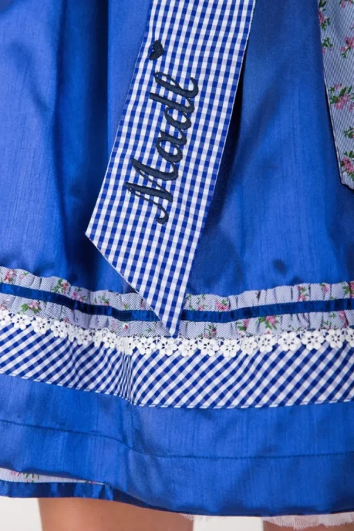 Krüger Dirndl Top Madl - Blau 50cm