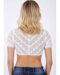 Krüger MADL Damen Dirndlbluse "Diane" 312361 - Ecru