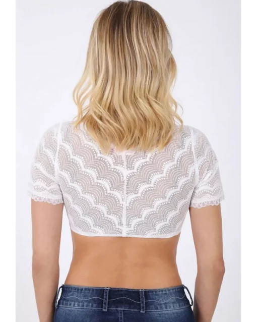 Krüger MADL Damen Dirndlbluse "Diane" 312361 - Ecru