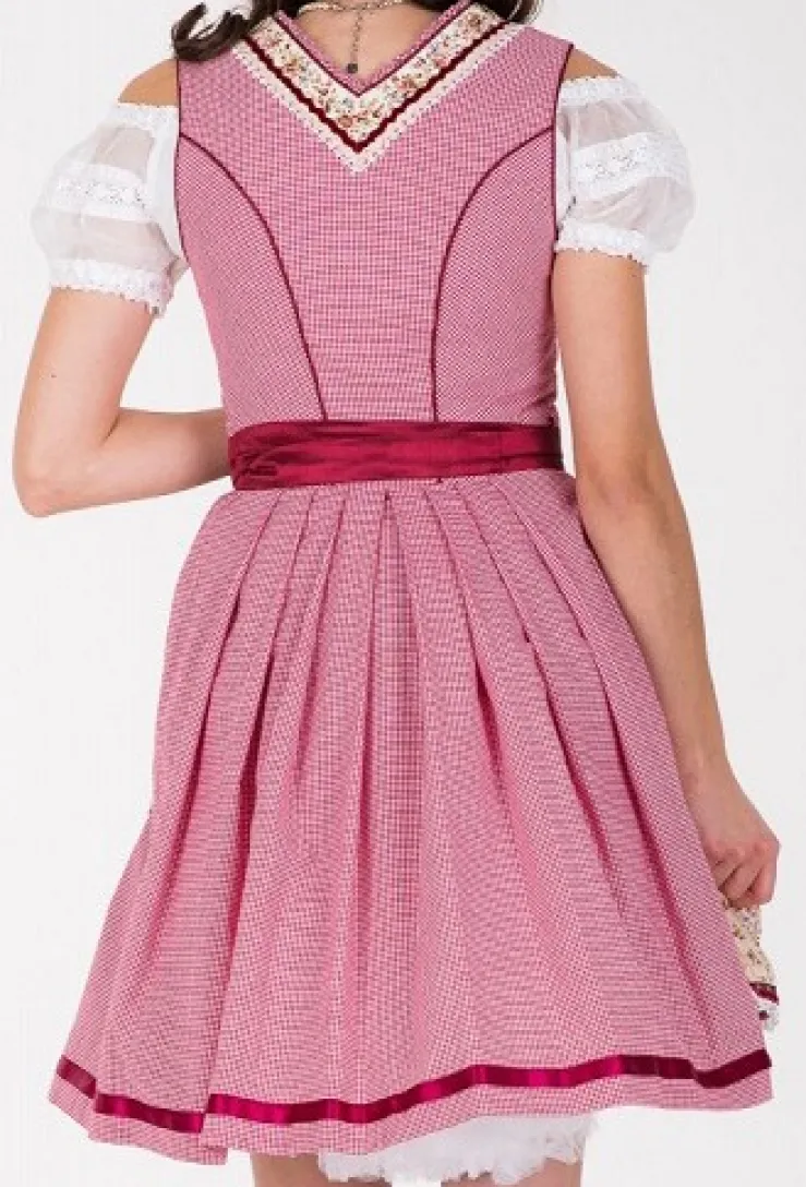 Krüger MADL Dirndl Glam Girl - Rot 60cm