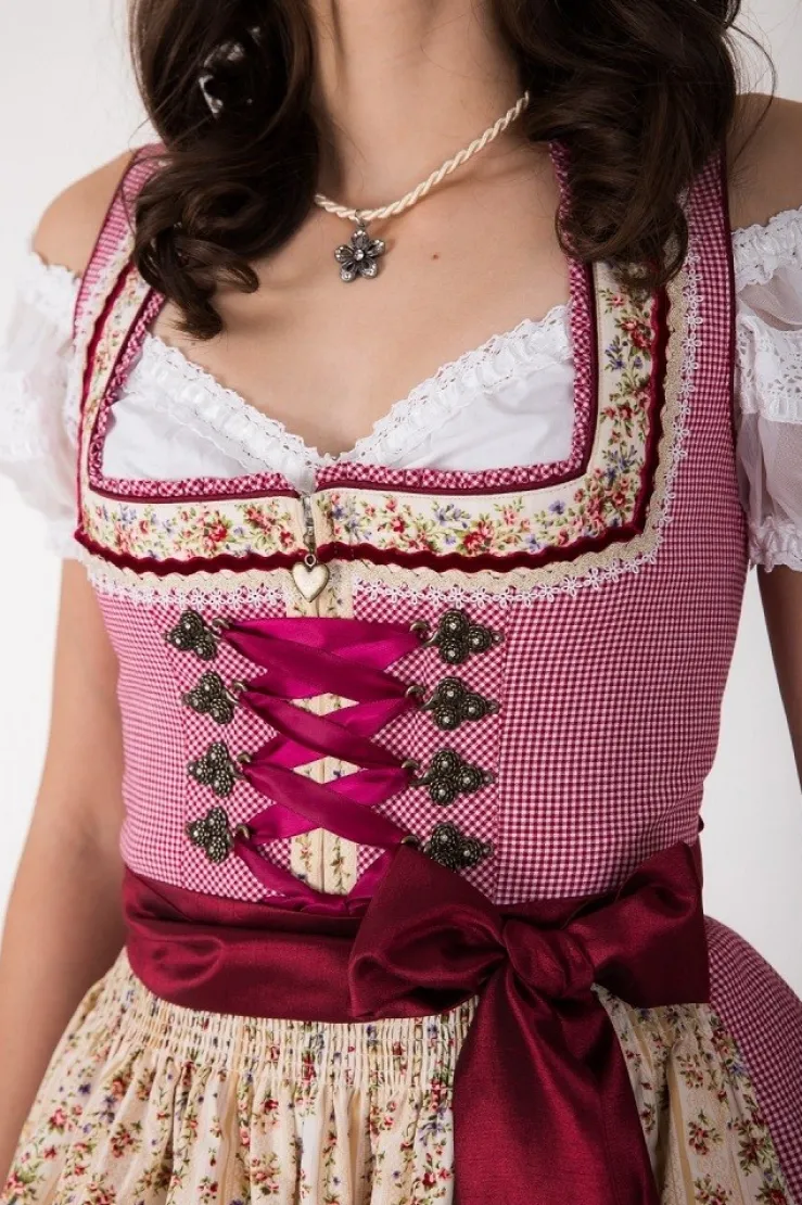 Krüger MADL Dirndl Glam Girl - Rot 60cm