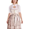 Krüger MADL Dirndl "Fia" mit Spitzenschürze 416966 | Natur 60cm