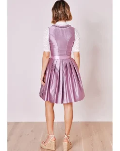 Krüger MADL Dirndl "Kalila" mit Spitzenschürze 419367 | Lila 50cm
