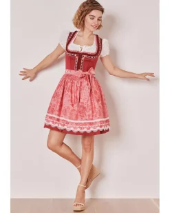 Krüger MADL Dirndl "Ulrika" 415566 | Rot 50cm