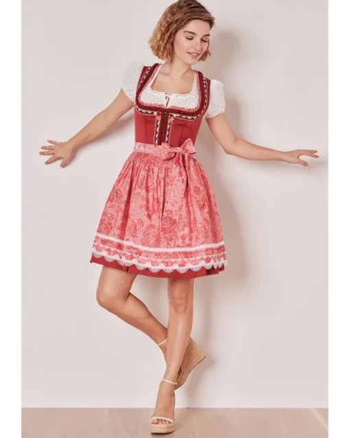 Krüger MADL Dirndl "Ulrika" 415566 | Rot 50cm