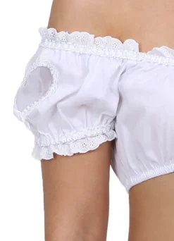 Krüger MADL Dirndlbluse Herzenssache Weiß