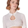 Krüger Madl Dirndlbluse "Franja" Halbarm 316167 | Ecru