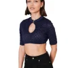 Krüger Madl Dirndlbluse "Franja" Halbarm 316167 | Marine