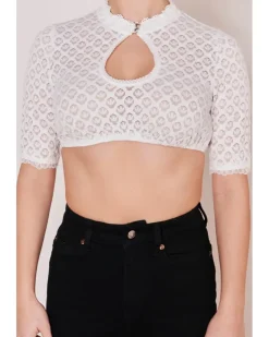 Krüger Madl Dirndlbluse "Franja" Halbarm 316167 | Ecru