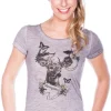 Krüger MADL T-Shirt Alpenglühn - Grau