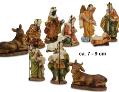 Krippenfiguren Set "Traditionell" 11-tlg. 7-9 cm Weihnachtskrippe | 78463