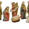 Krippenfigurenset "Gloria" 11-tlg. - 8-11 cm Holzdesign Weihnachtskrippe | 78462