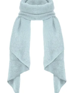 Kuscheliger Winter Schal "Eliana" 250 x 63 cm | Hellblau