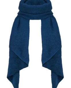 Kuscheliger Winter Schal "Eliana" 250 x 63 cm | Marineblau