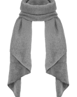 Kuscheliger Winter Schal "Eliana" 250 x 63 cm | Grau