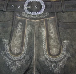 Lekra Kniebund Lederhose Volmar - Wood