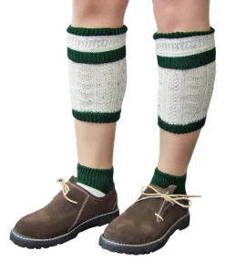 Loferl Trachtensocken für Herren Natur Grün