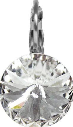 LUISIA® 12 mm Ohrringe Rivoli mit Kristallen von Swarovski® - Crystal / Kristall