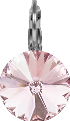 LUISIA® 12 mm Ohrringe Rivoli mit Kristallen von Swarovski® - Light Rosé