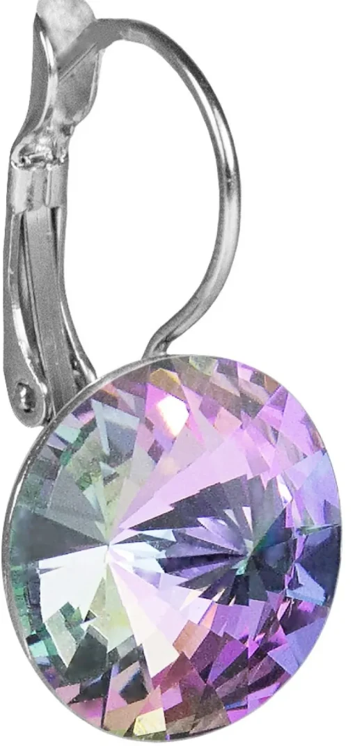LUISIA® 14 mm Ohrringe Rivoli mit Kristallen von Swarovski® | Vitrail Light