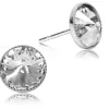 LUISIA® 6 mm Ohrstecker "Joy" mit Kristallen von Swarovski® | Kristall