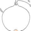 LUISIA® Armband "Ciri" mit Kristallen von Swarovski® - Silber / Light Peach