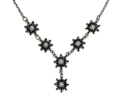 LUISIA® Blumen Collier "Serenity" mit Perlen 47799